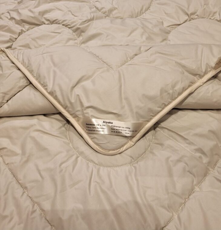 Alpaka Bettdecke
