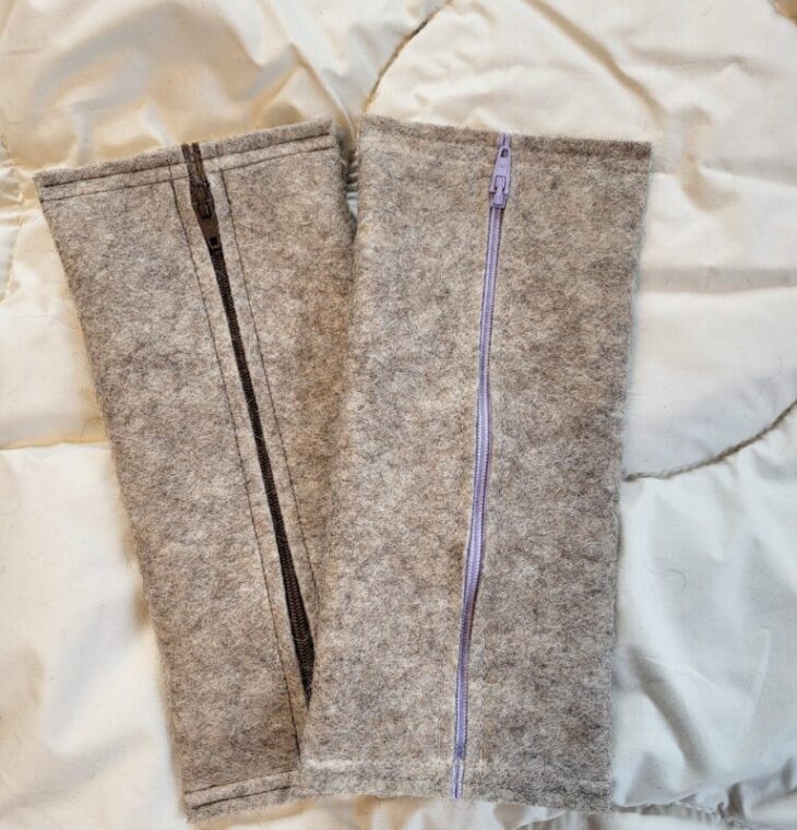 Alpaka Federpenal oder Schminktasche