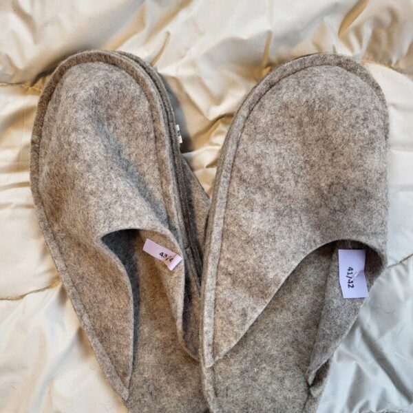 Alpaka Filzpantoffel