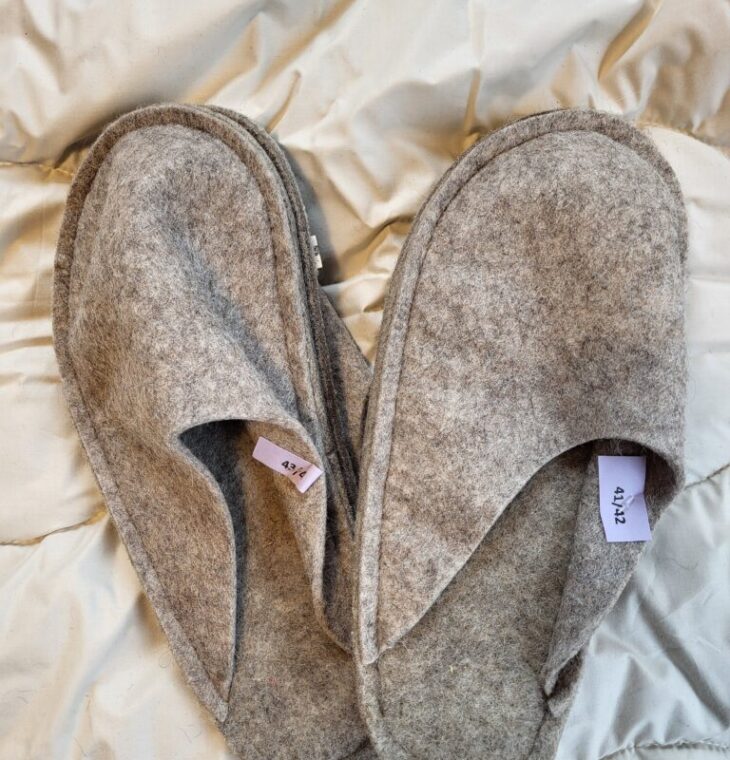 Alpaka Filzpantoffel